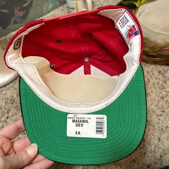 VTG NHL Sports Specialties Nike New Jersey Devils Hockey Team One Size Hat New - Picture 4 of 7